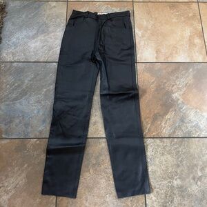 Vintage black leather pants